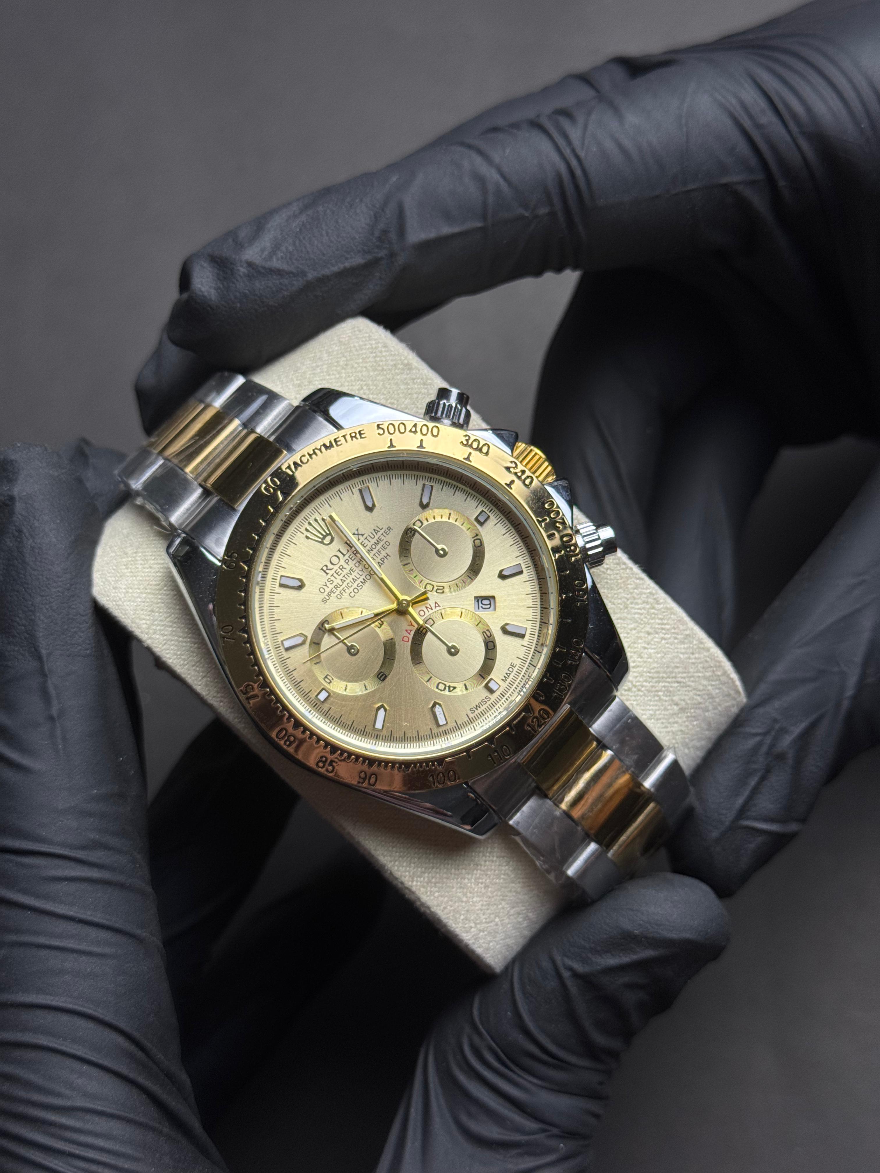Rolex Daytona | Silver Golden | Premium Quality