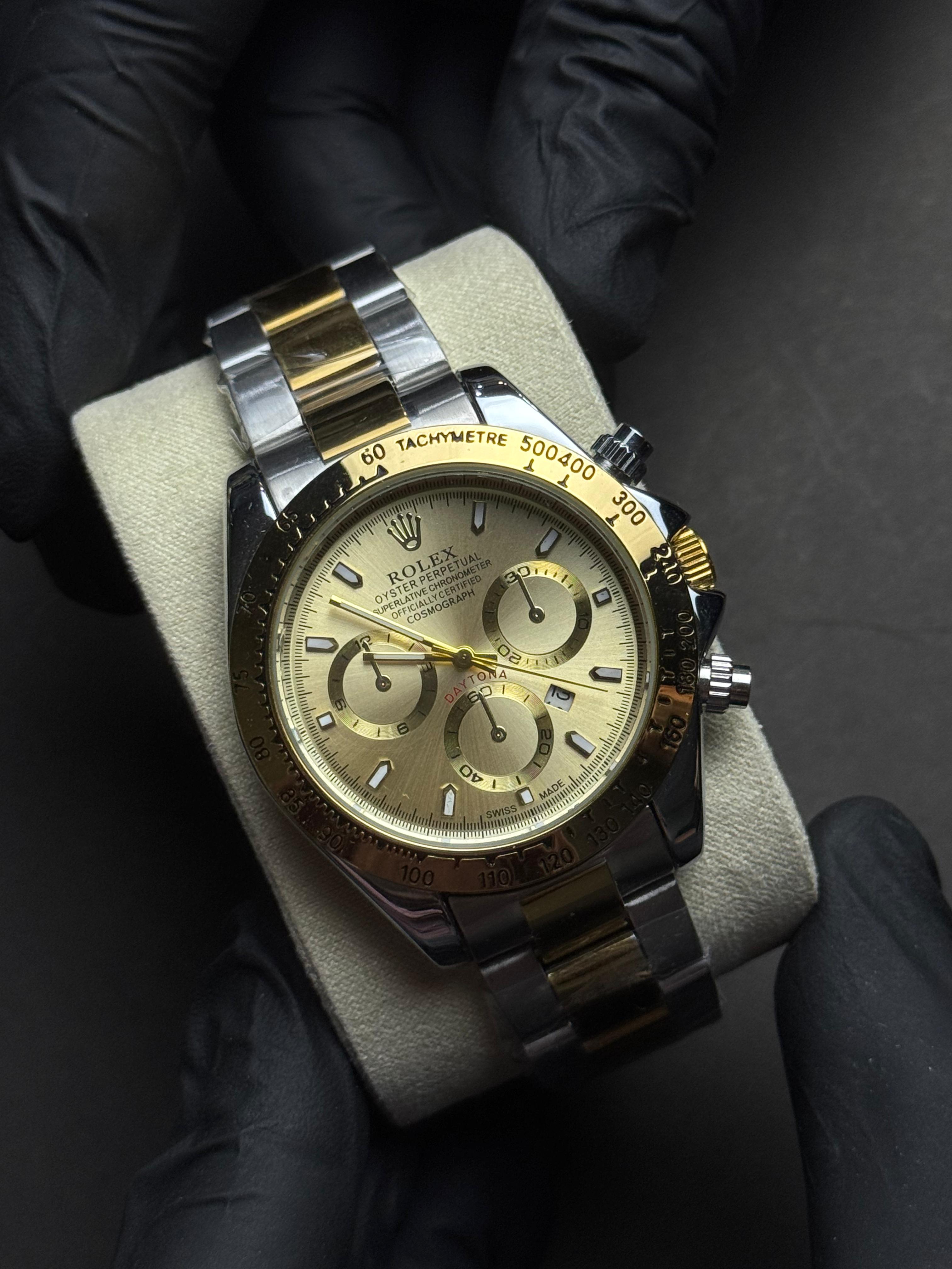 Rolex Daytona | Silver Golden | Premium Quality
