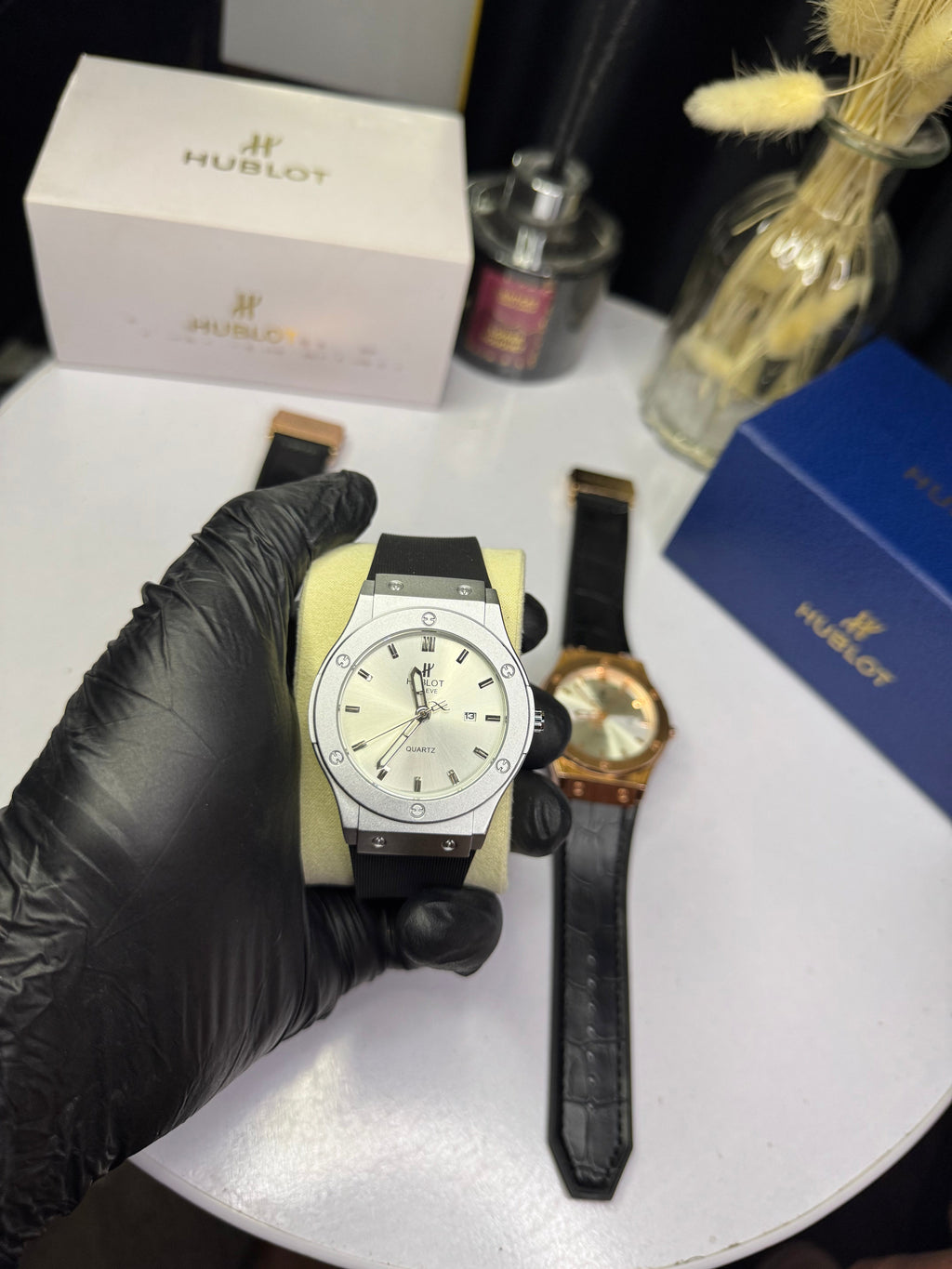 Hublot Big Bang | Silver Black | Quartz Movement with Date