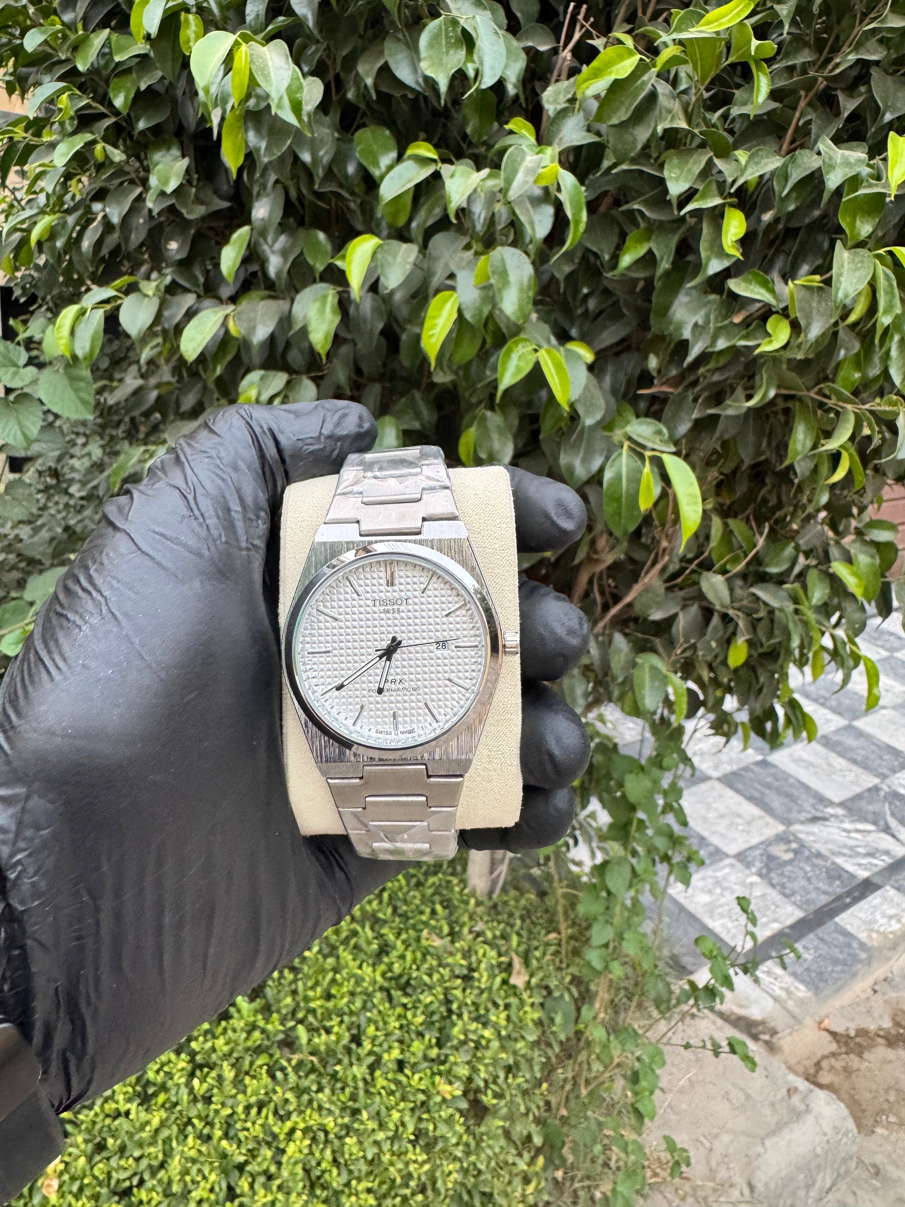 Tissot PRX 1853 | Silver White Pattern | Premium Quality