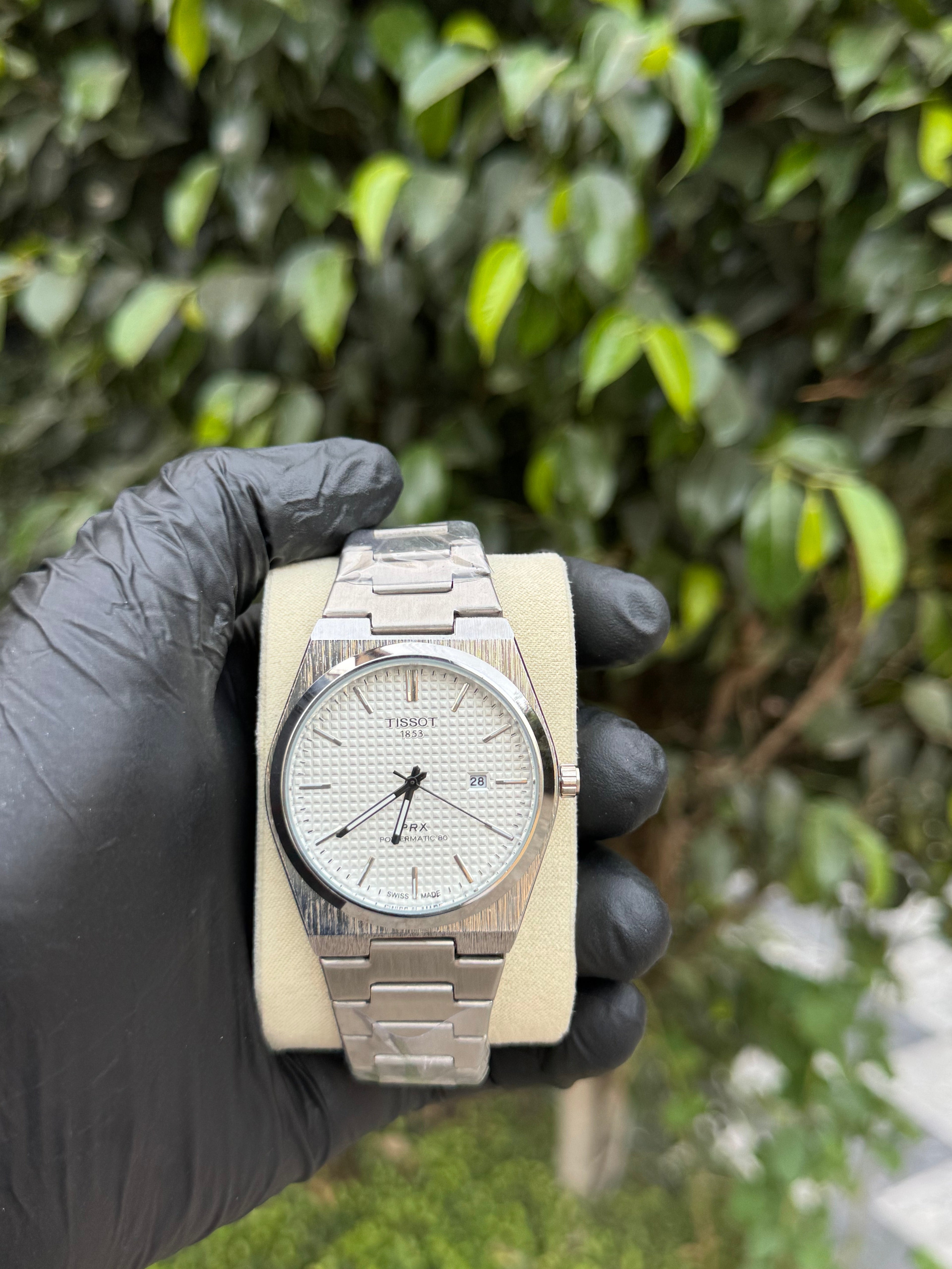 Tissot PRX 1853 | Silver White Pattern | Premium Quality