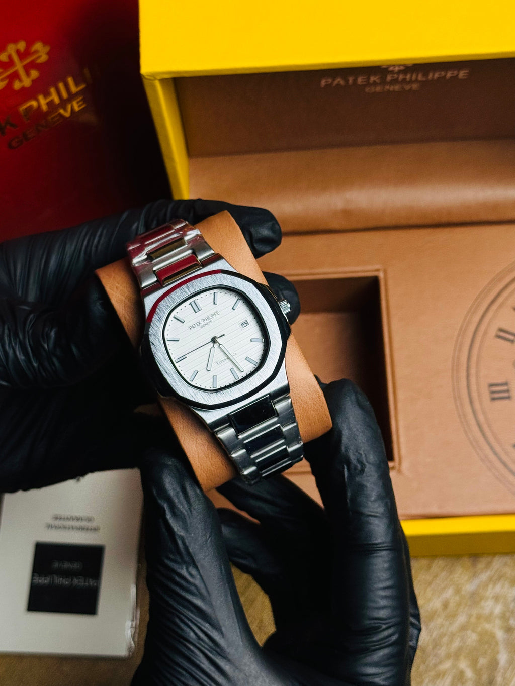 Patek Philippe Geneve | Silver White | Premium Quality