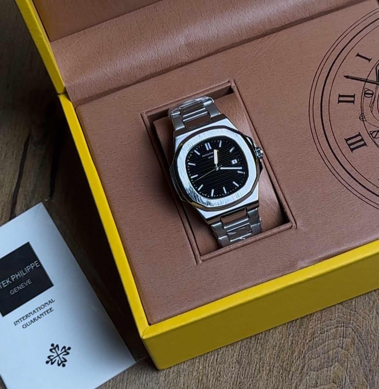 Patek Philippe Geneve | Silver Black | Premium Quality