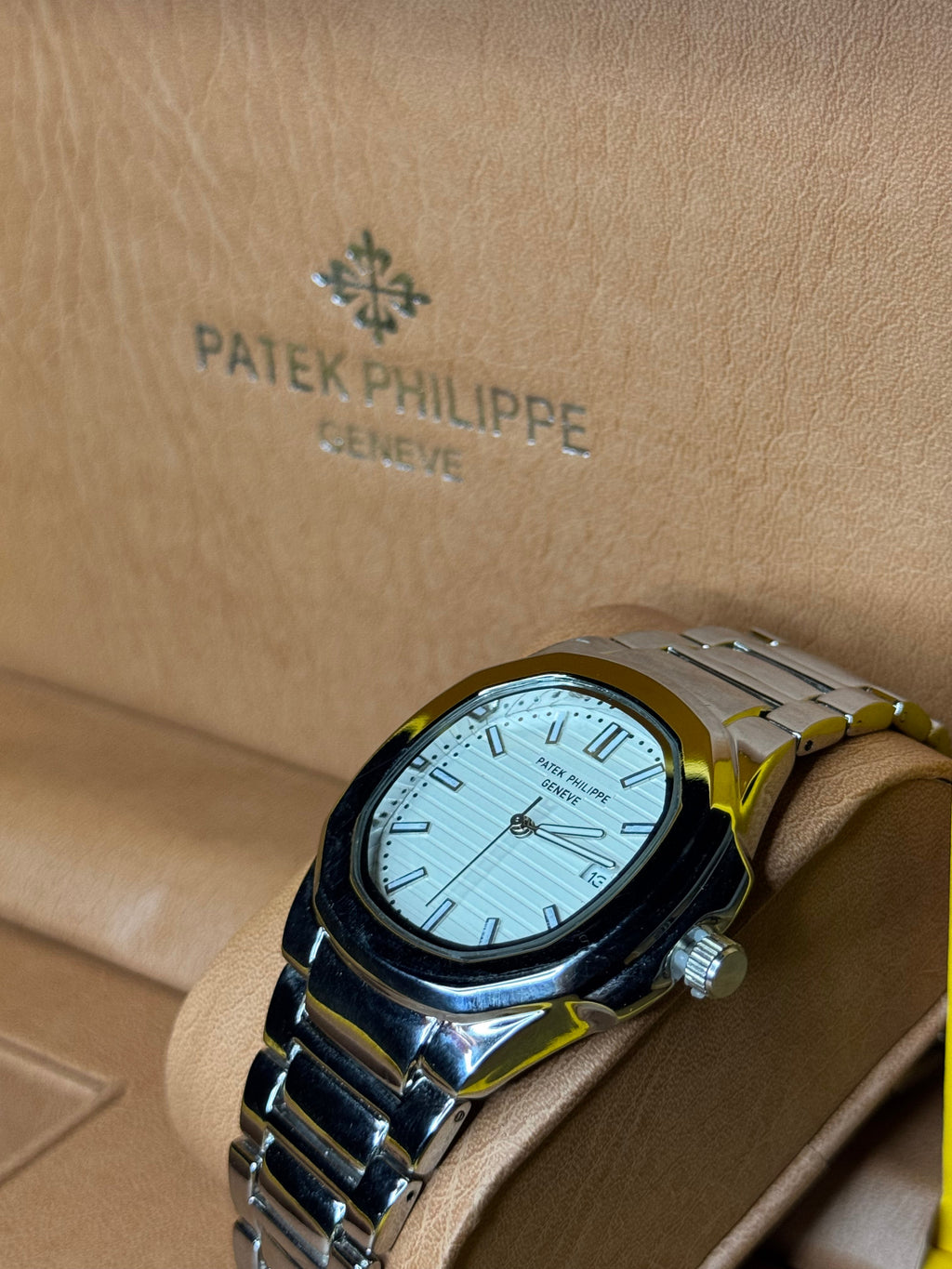 Patek Philippe Geneve | Silver White | Premium Quality