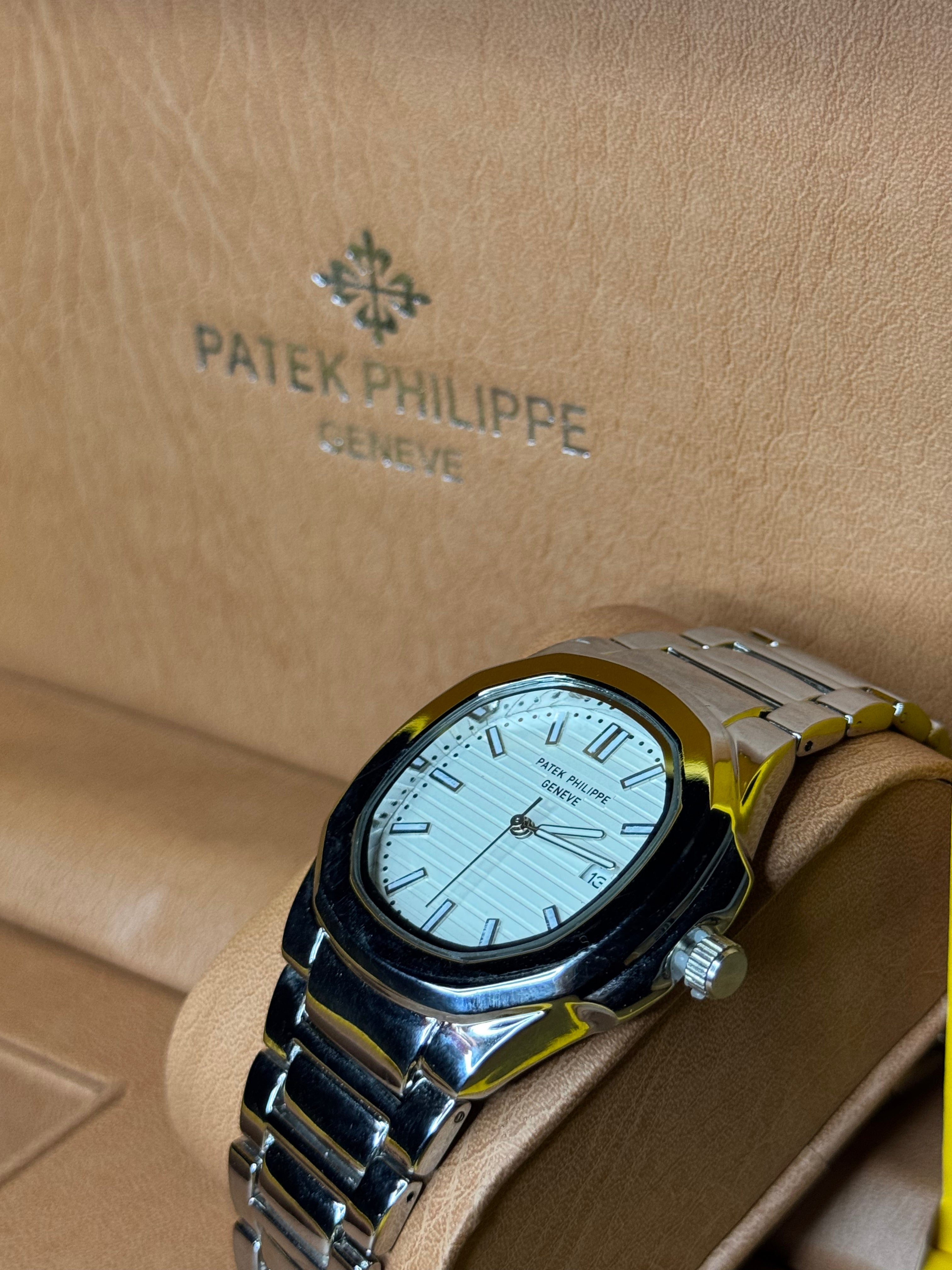 Patek Philippe Geneve | Silver White | Premium Quality