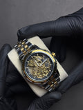 Rolex Skeleton Black Golden Dial | Automatic | Luxury Quality
