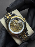 Rolex Skeleton Golden White | Automatic | Luxury Quality