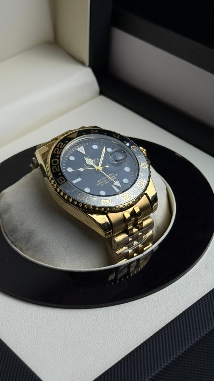 Rolex Submariner Chain | Golden Chain Black Dial | Premium Quality