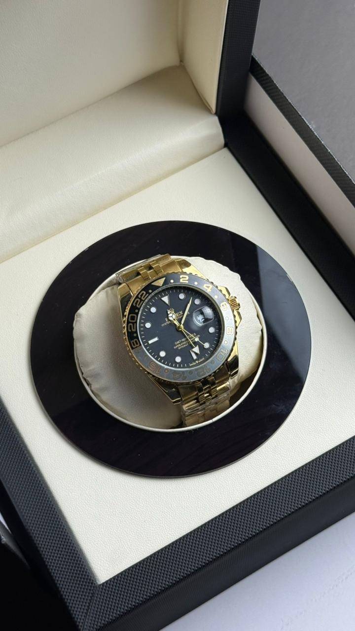 Rolex Submariner Chain | Golden Chain Black Dial | Premium Quality