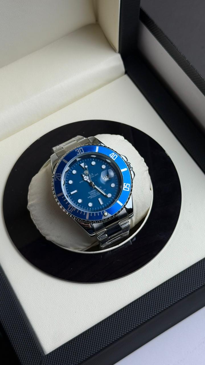 Rolex Submariner Chain | Silver Chain Blue Dial | Premium Quality