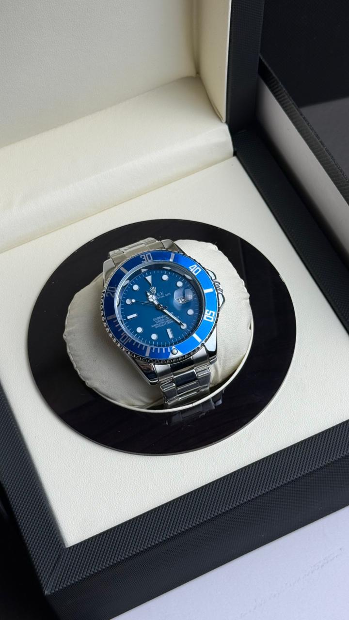 Rolex Submariner Chain | Silver Chain Blue Dial | Premium Quality