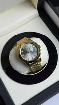 Rolex Oyster Perpetual | Golden Chain Silver Dial | Premium Quality