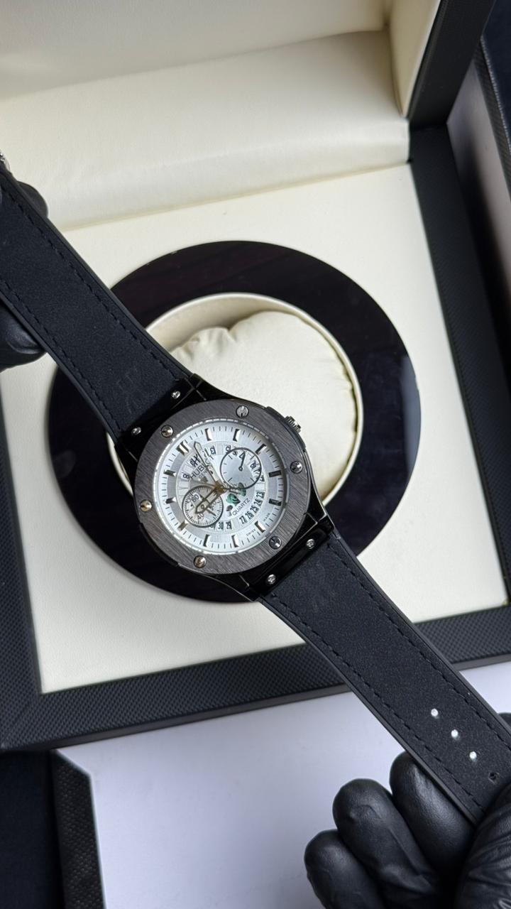 Hublot Strap | White Grey | Quartz Movement