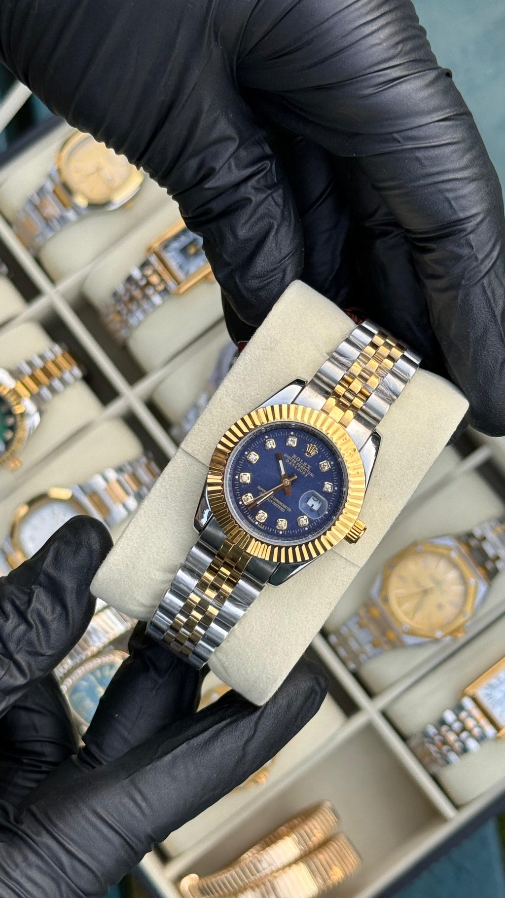 Rolex | Blue Double Tone | Master Quality
