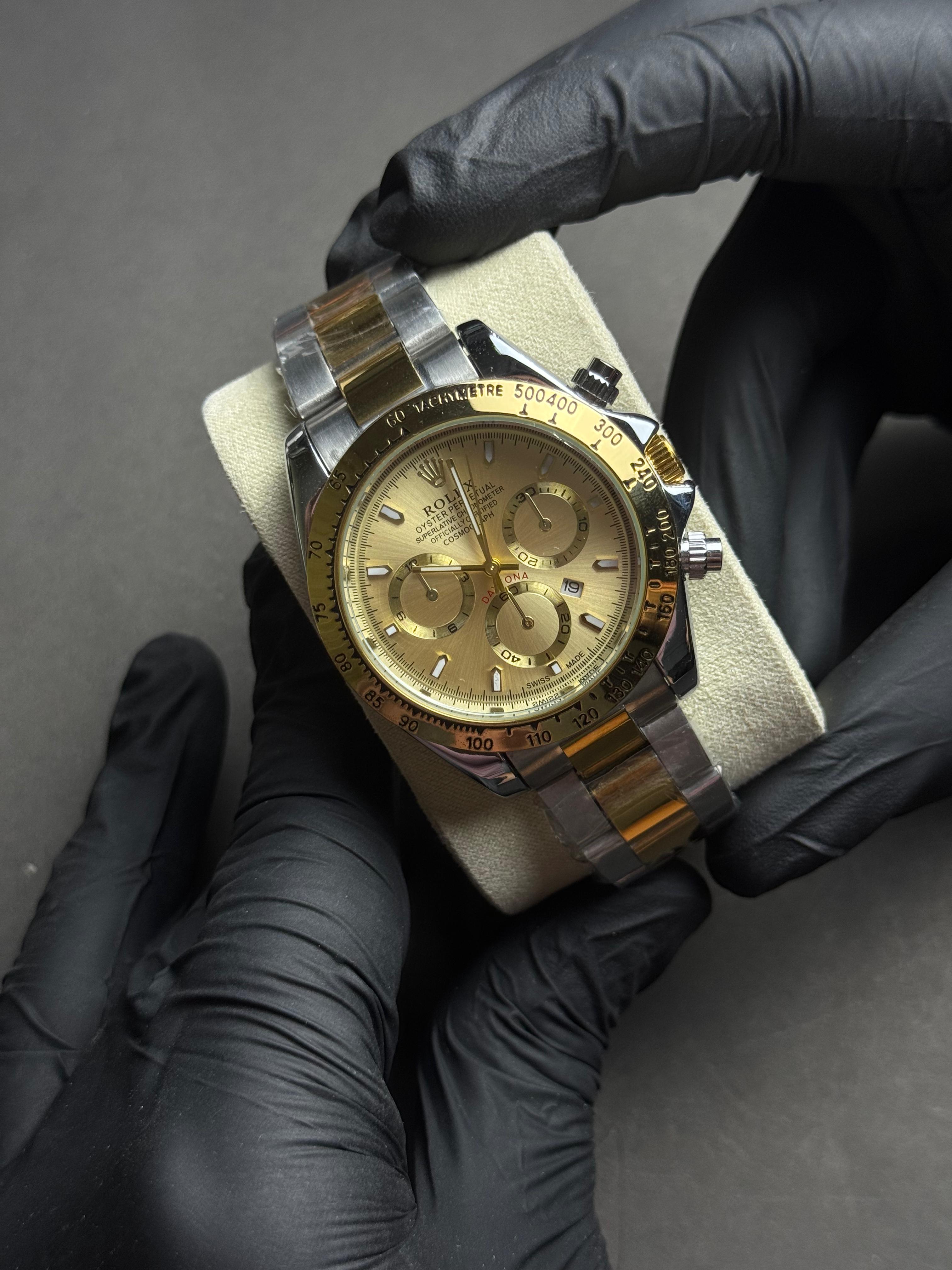 Rolex Daytona | Silver Golden | Premium Quality
