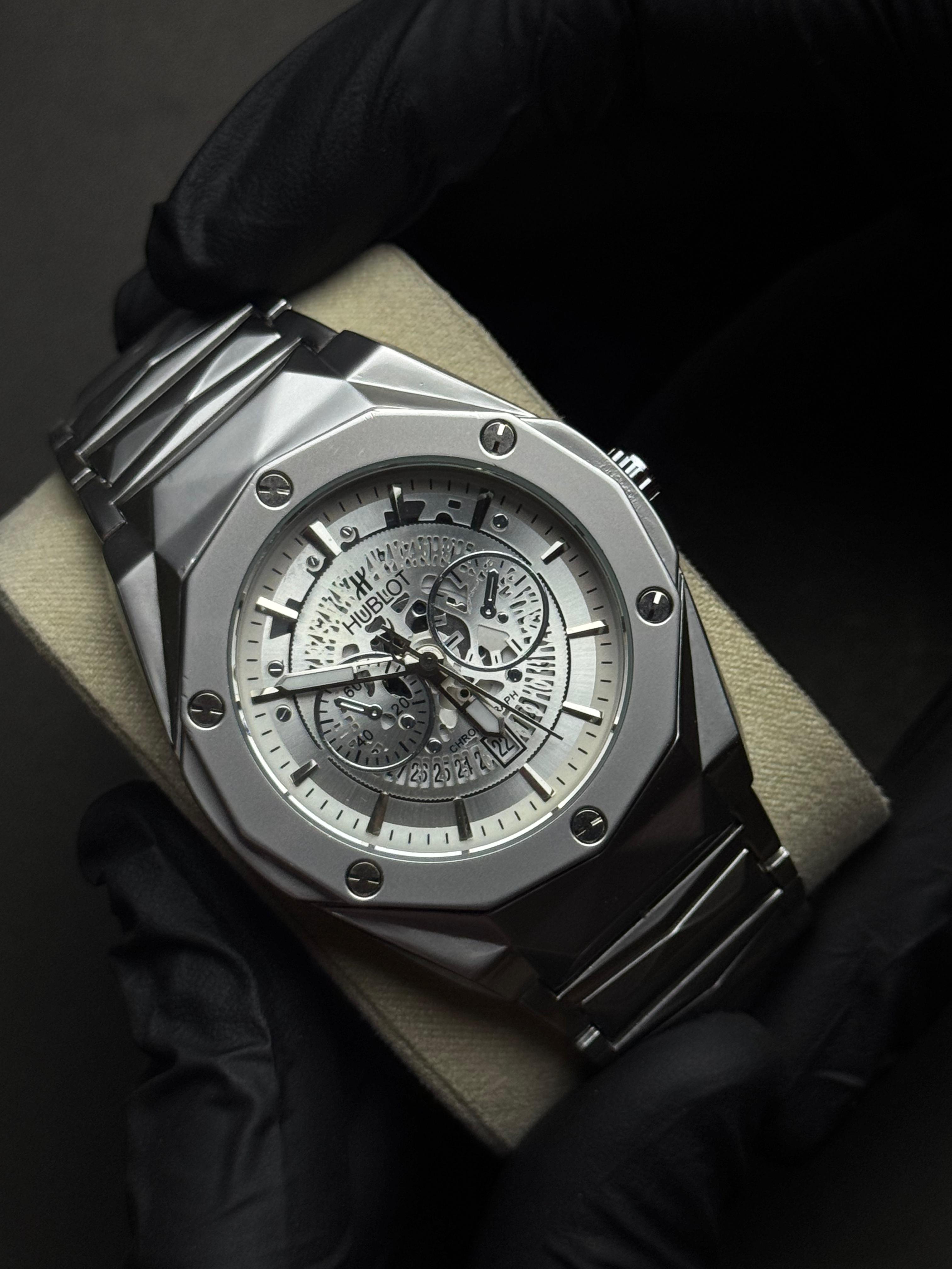 Hublot Diamond Chain | Silver | Premium Quality