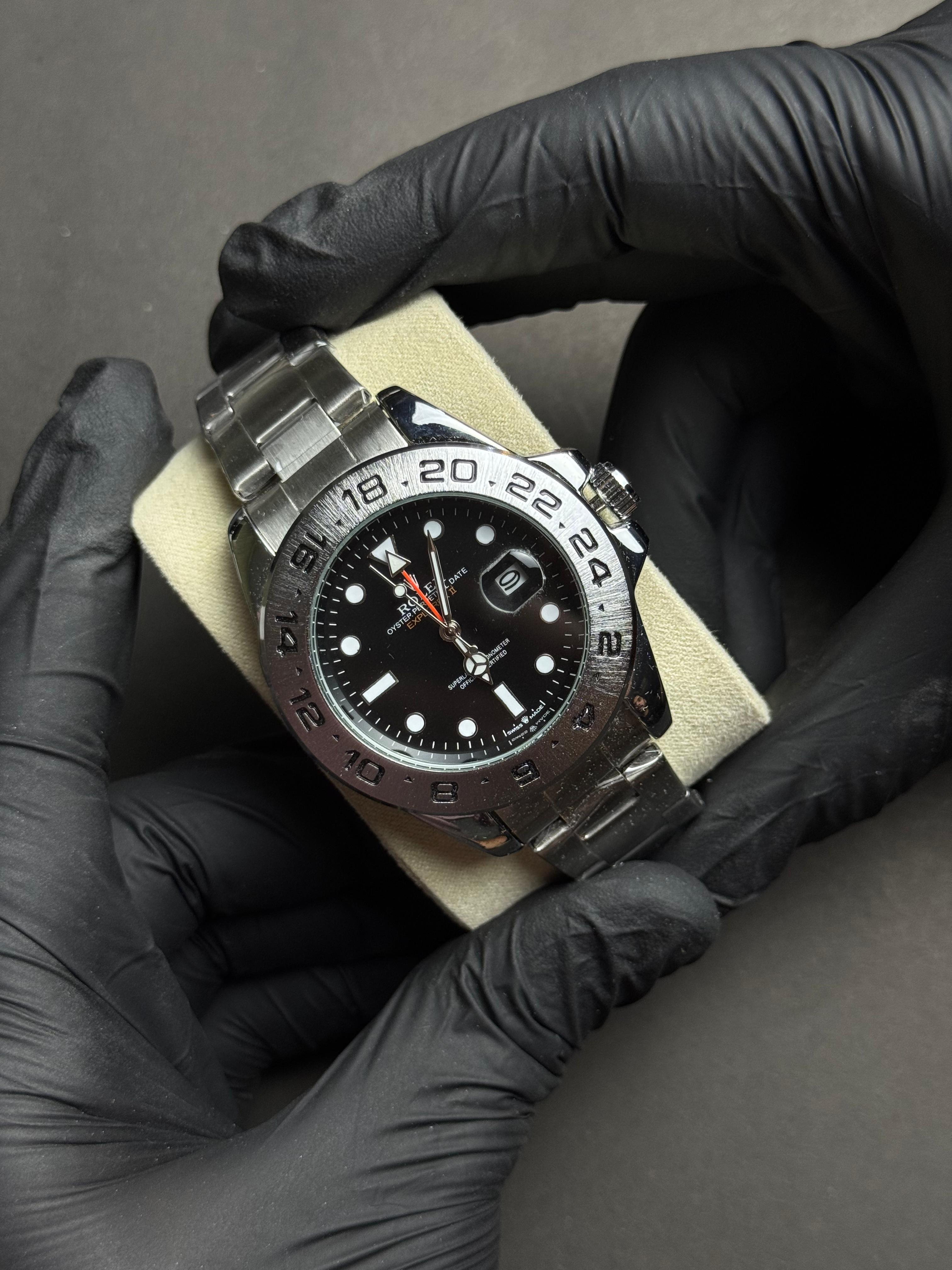 Rolex Explorer | Silver Black | Premium Quality