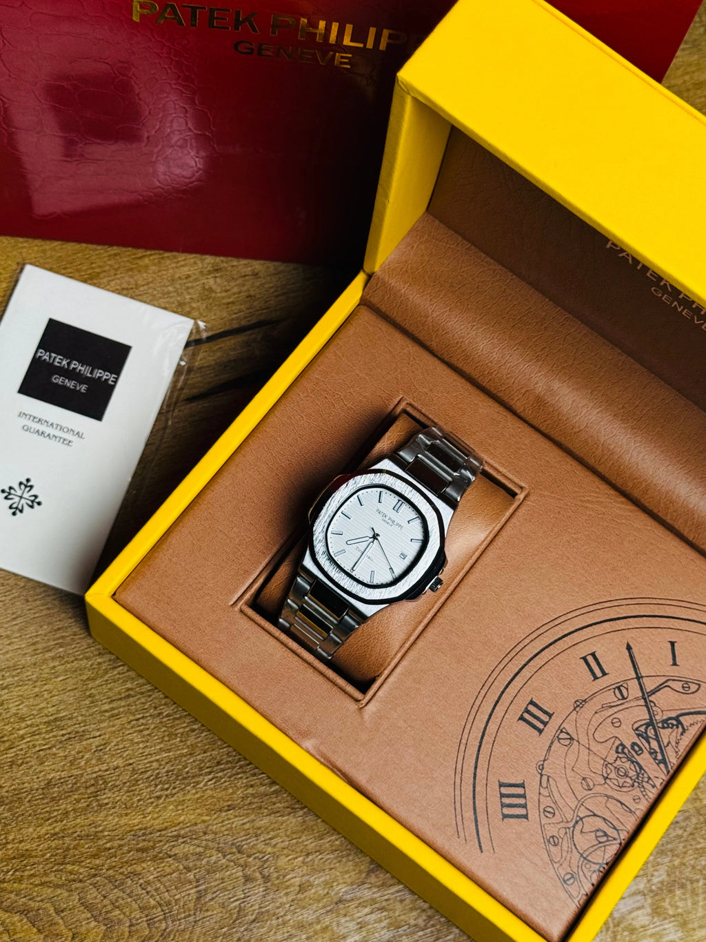 Patek Philippe Geneve | Silver White | Premium Quality