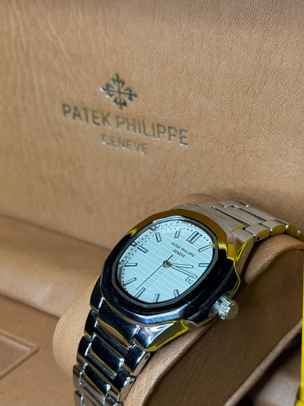 Patek Philippe Geneve | Silver White | Premium Quality