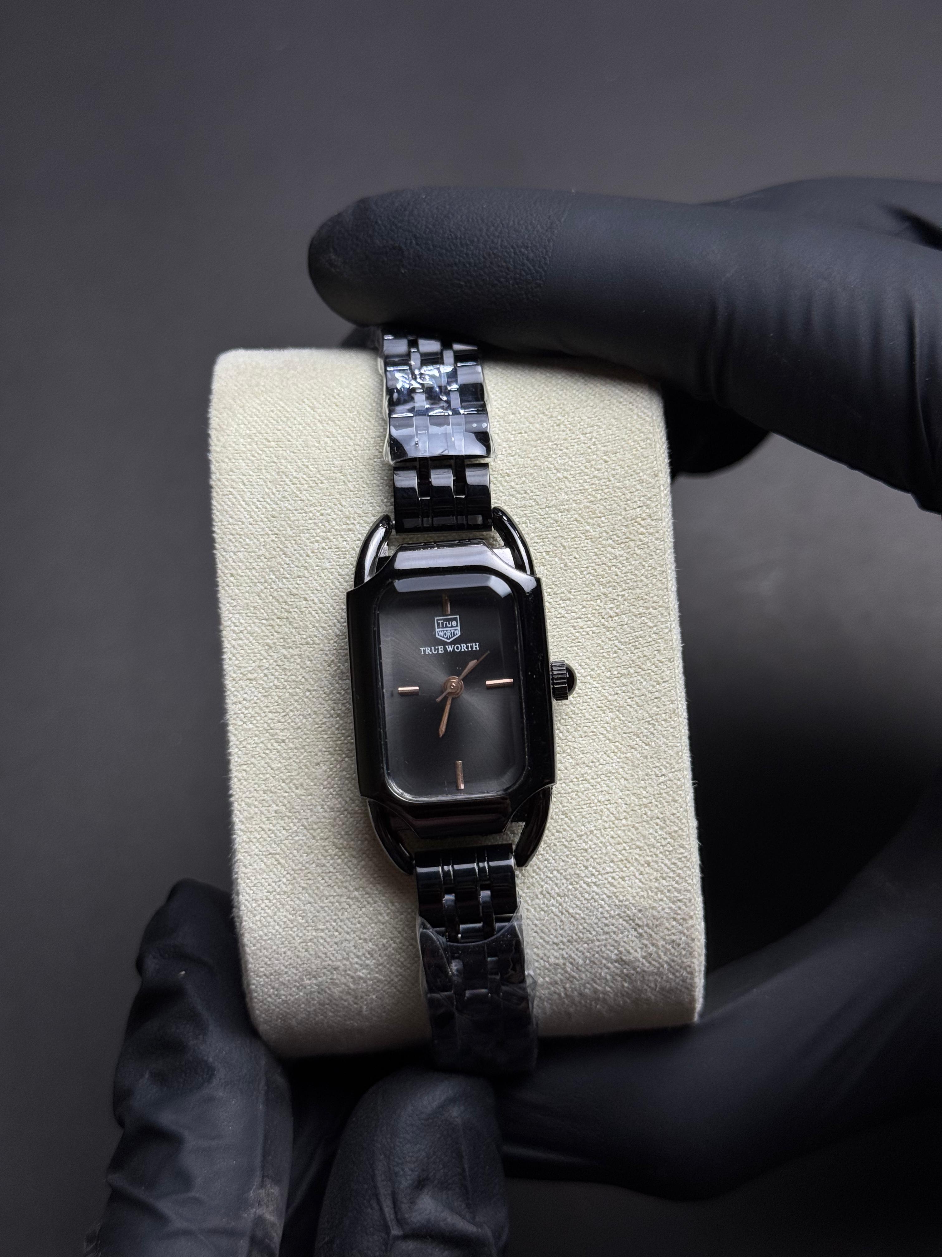 True Worth Rectangle | Black | Premium Quality