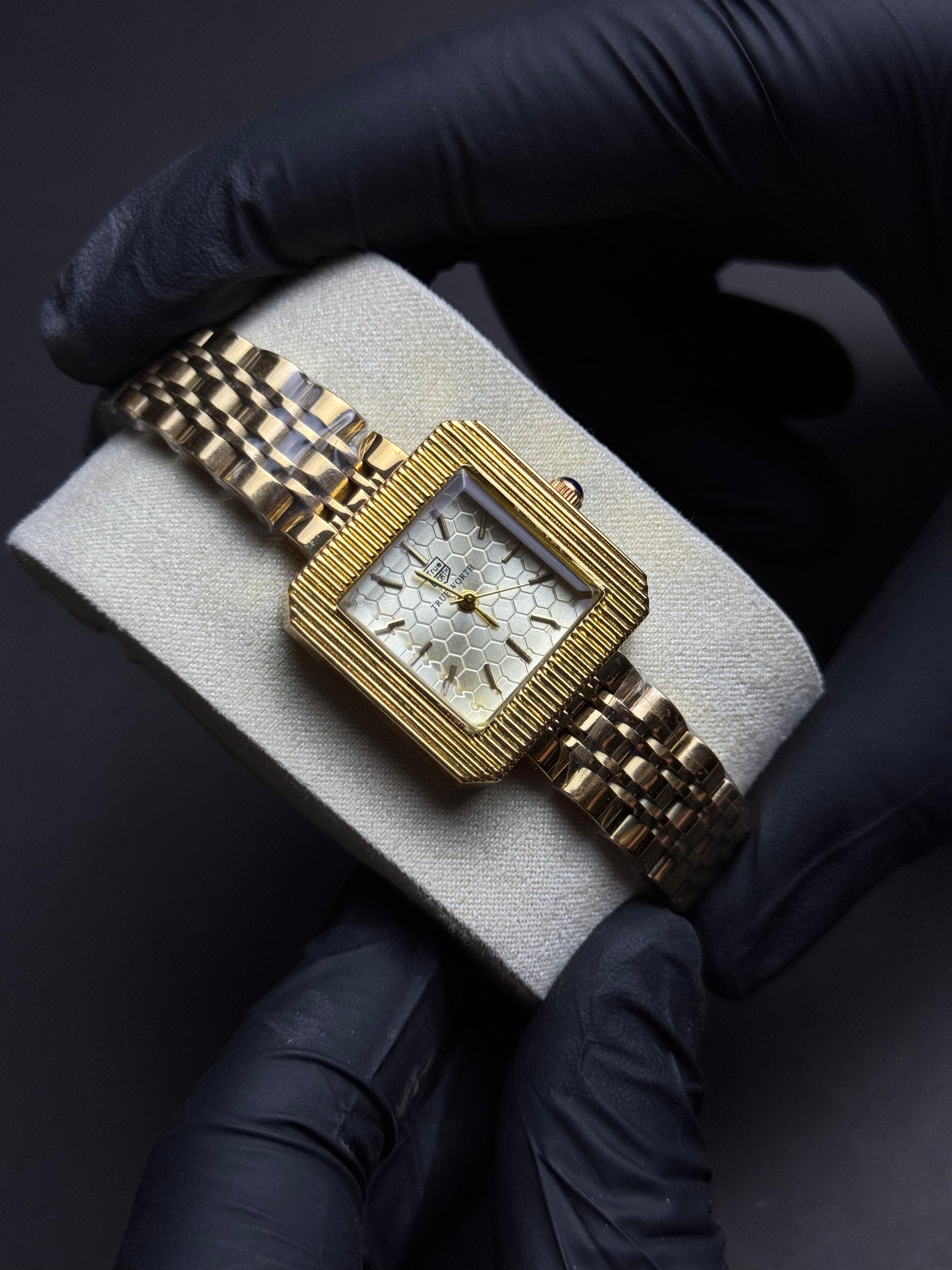 True Worth Square | Golden White | Premium Quality