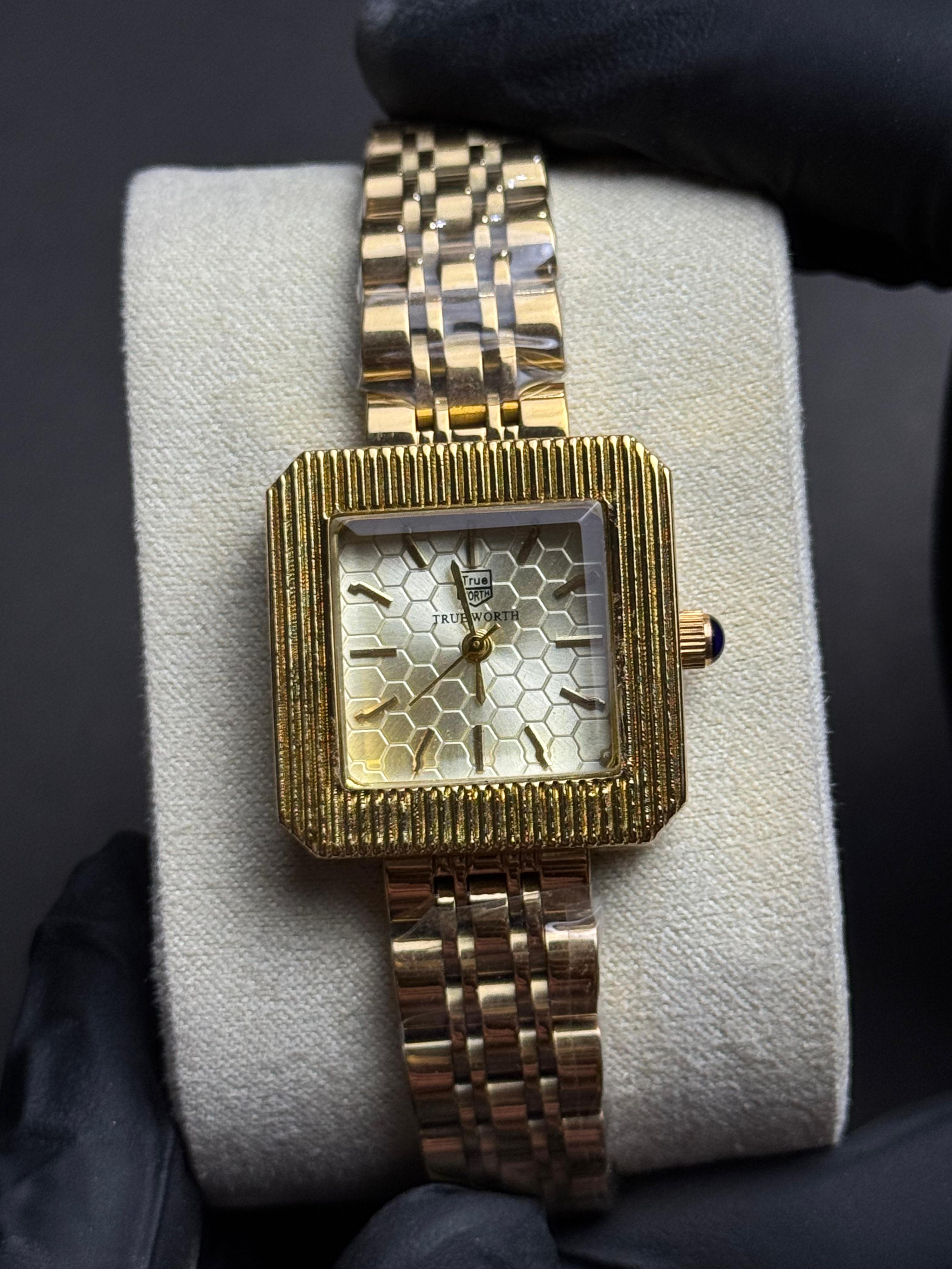 True Worth Square | Golden White | Premium Quality